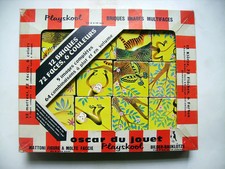 VINTAGE BOITE DE CUBES BRIQUES