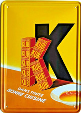 Plaque métal bouillon kub - kub, by