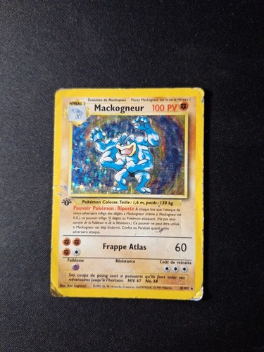 Carte pokémon mackogneur - pokémon,