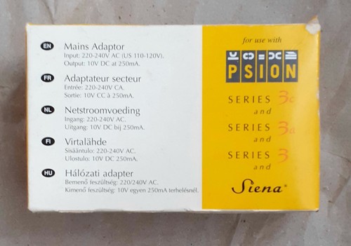 Power mains adaptor - power, psion