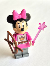 FIGURINE MINIFIGURE LEGO DISNEY DIS077 MINNIE MOUSE CHEVALIERE ETAT NEUF