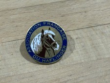 a PINS PIN CHEVAL HORSE HAFLINGER VERSION DORE ENAMEL EGF