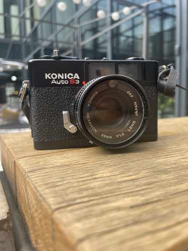 Film camera konica - film, s3