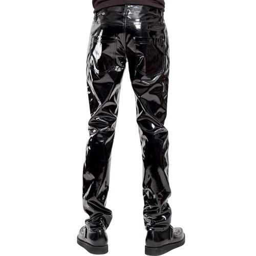Hommes faux cuir verni - hommes,
