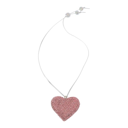 Métal faux strass cœur - strass,