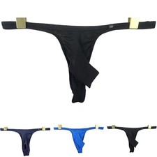 String homme poche ouverte devant string dos éléphant nez sous vêtement linge