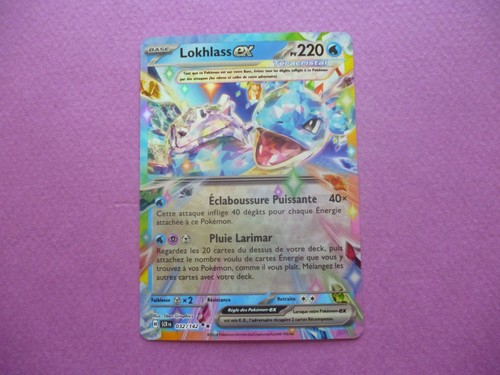 Carte pokémon lokhlass - pokémon,