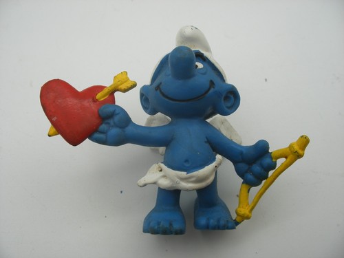 Pvc puffi smurf schlumpf - pvc,