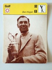 CARTE EDITIONS RENCONTRE 1978 / GOLF - BEN HOGAN