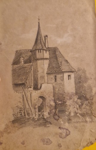 Dessin ancien xixe étude - –,