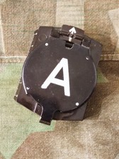 Rare Boussole bakélite marron avec A sur couvercle - Militaria original WW2