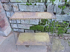 Année 50 - Etagère Tôle perforée MATEGOT ? - Atelier Garage Loft - tout métal