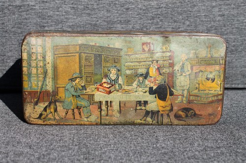 Ancienne boite tôle - boite,