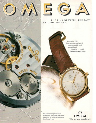 Omega publicité page 1994 - omega, 1