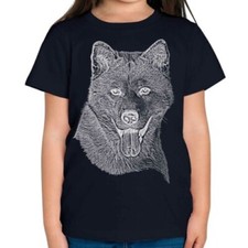 Akita Inu Croquis Enfants