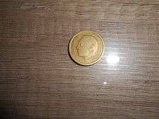 1974 ancienne pièce cuivre marocain 20 centimes bon état