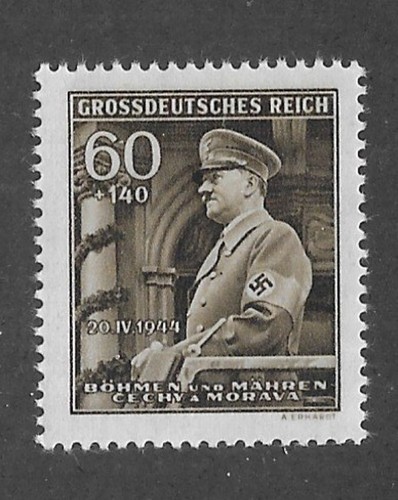 Mnh stamp b25 adolf hitler - ,