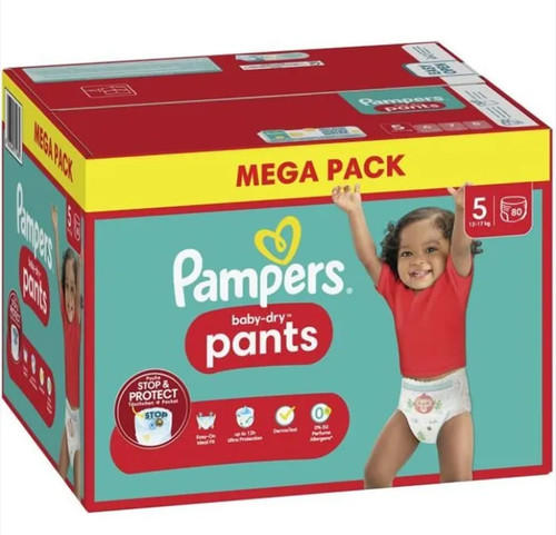 Mega pack couches pampers - pack, 80
