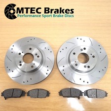Disques De Frein Avant MTEC Pour SEAT Leon 1.9TDi 90bhp 00-05 Percés Rainurés