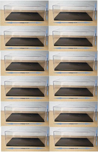 Lot boite vitrine - lot, 12