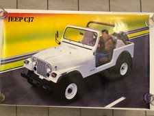 ANCIENNE AFFICHE GARAGE JEEP