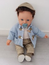 POUPON INTERACTIF THÉO BERCHET DE 2002 50 CM AVEC VÊTEMENTS ET DISQUETTES EN TBE