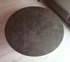 table basse céramique marbre foncé BoConcept 80cm état neuf