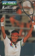Télécarte JAPON - FEMME  SPORT TENNIS YONEX - KIMIKO DATE  WOMAN JAPAN phonecard