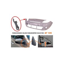 Pare-choc avant 16 pouces Renault Clio 3 phase 2 2009-2012