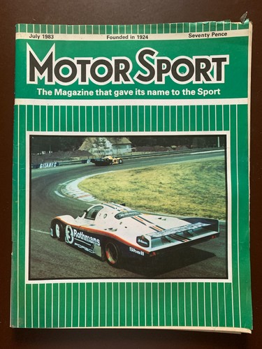 Motor sport magazine 1983 - sport,