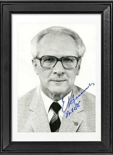 Erich honecker autographe ddr - honecker,
