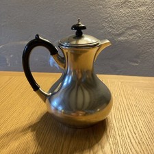 Ancienne Théière/ Cafetière En Étain Anglais Fabriqué En France