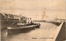CPA DIEPPE-L'arrivée de