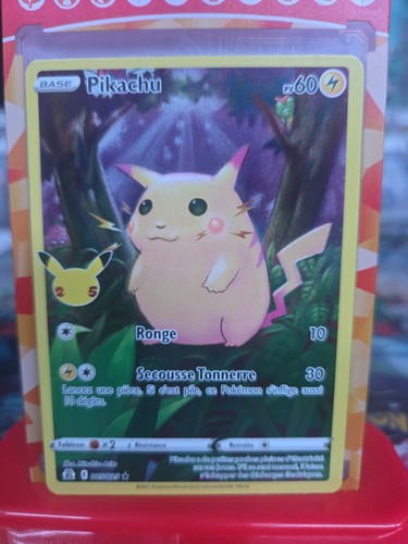 Carte pokémon pikachu full - pokémon,