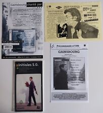 SERGE GAINSBOURG LOT DE 3