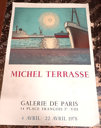Affiche exposition michel - affiche,