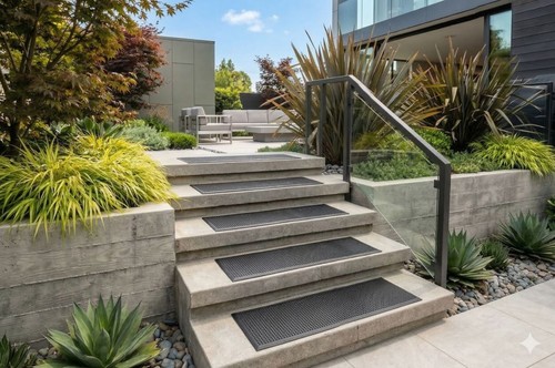 5 pièces tapis d'escalier