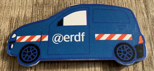 Magnet erdf bleu tour - bleu, @erdf