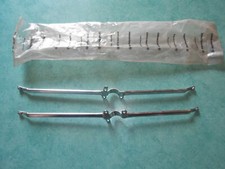 Paire tringles chromées garde boue avant Motobécane 92 / SP93 neuve ancien stock