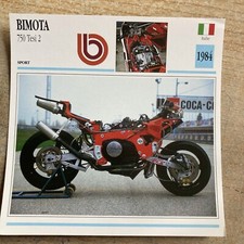 Bimota 750 Tesi 2 1984 carte moto collection Atlas Italie