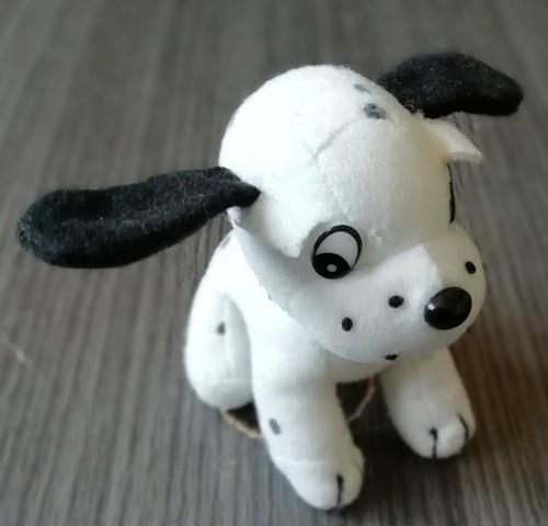 Petite peluche dalmatien chiot - dalmatien,