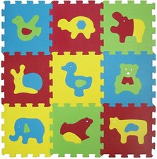Tapis eveil bebe puzzle motifs - eveil,