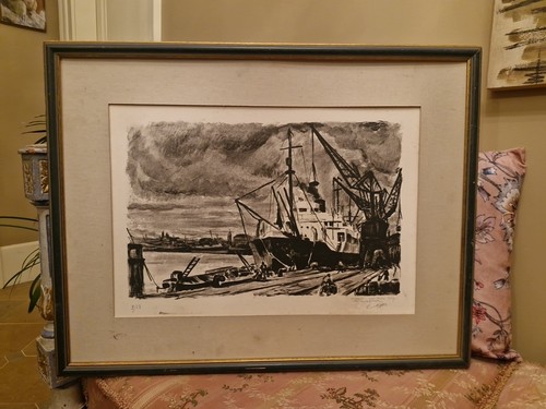 Lavis ancien signé - ancien,