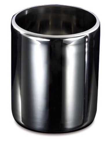 Bac inox cylindrique crème - inox,
