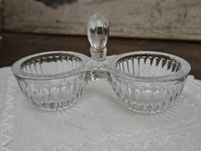 Saleron en verre ancien