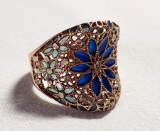 BAGUE en ARGENT massif VERMEIL