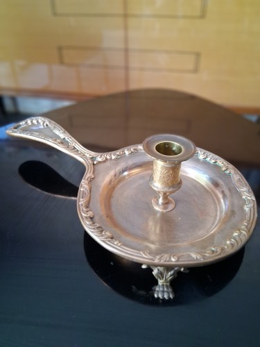 Bougeoir antique xix eme - bougeoir,