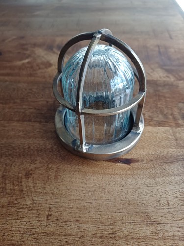 Verre lampe cage bateaux - lampe, a