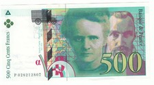 (FR1) 500 FRANCS PIERRE ET