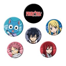 Fairy Tail Lot de badges